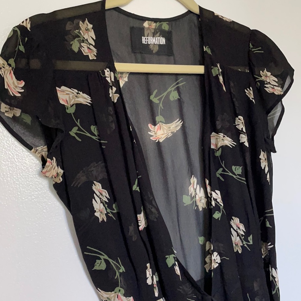 Reformation Wrap Dress